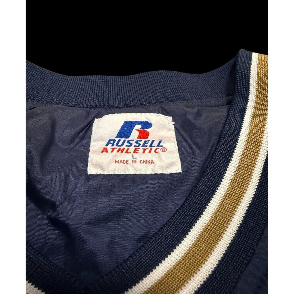 VTG Russell Athletic Notre Dame Fighting Irish Windbreaker Top Football Large - Picture 5 of 8
